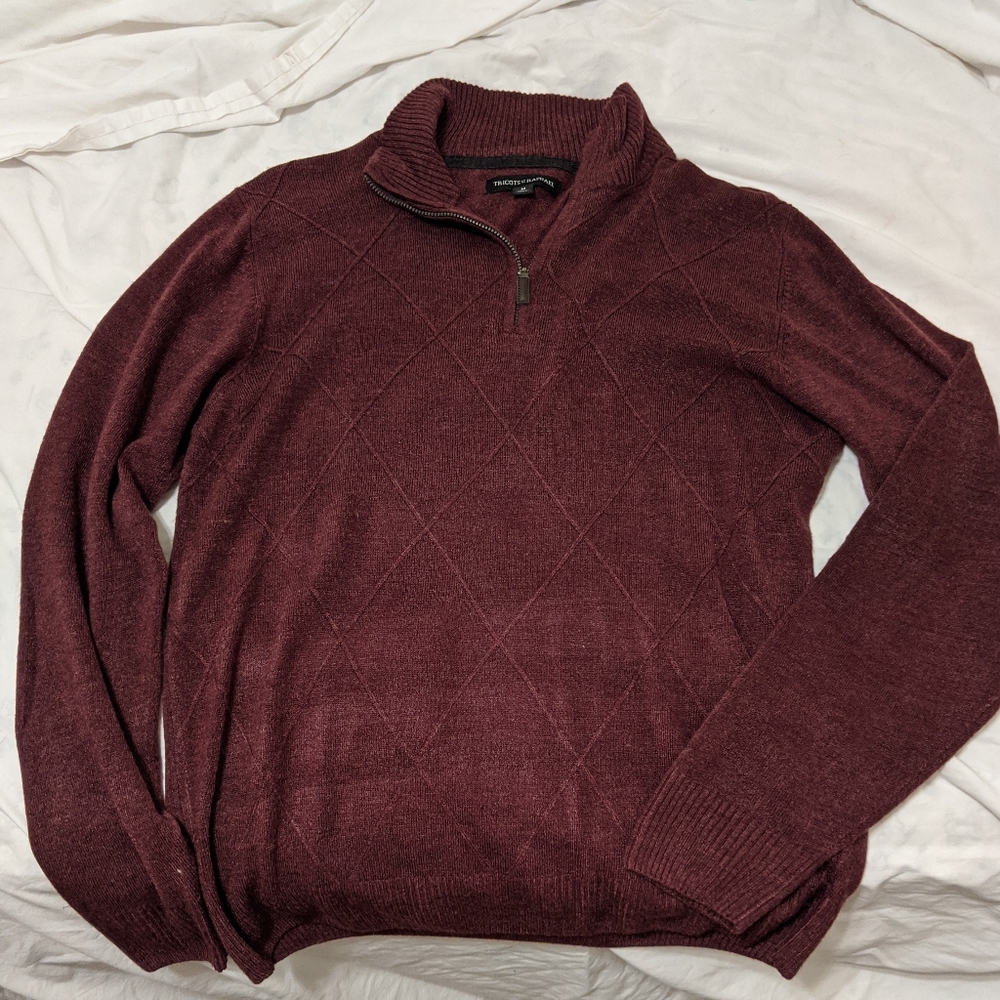 Quarter zip sweater